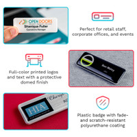 Standard Plastic Name Badge (2 15/16" x 1")