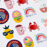 Glossy White Vinyl Sticker Sheet