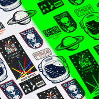 Glow In The Dark Sticker Sheet