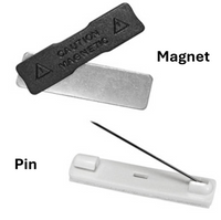 Attachments - Pin or Magnet