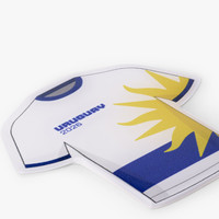 Uruguay Premium 2" Soccer Jerseys (16 Stickers)