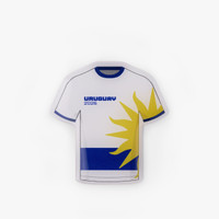 Uruguay Premium 2" Soccer Jerseys (16 Stickers)
