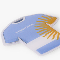 Argentina Premium 2" Soccer Jerseys (16 Stickers)