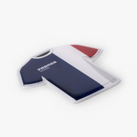 France Premium 2" Soccer Jerseys (16 Stickers)