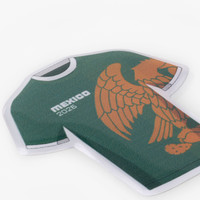 Mexico Premium 2" Soccer Jerseys (16 Stickers)