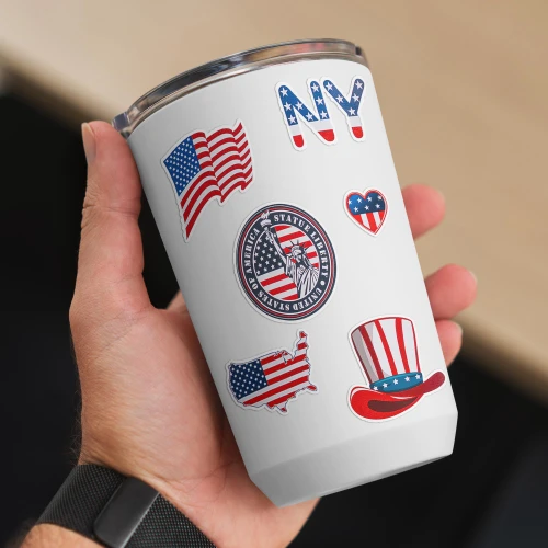 USA Patriotic Assortment (31 Stickers)