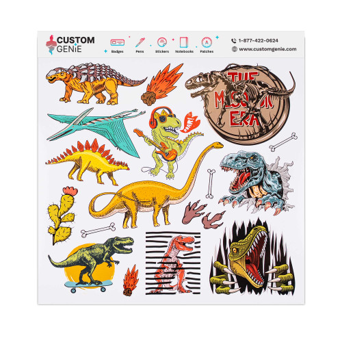 Dino Assortment (17 Stickers)