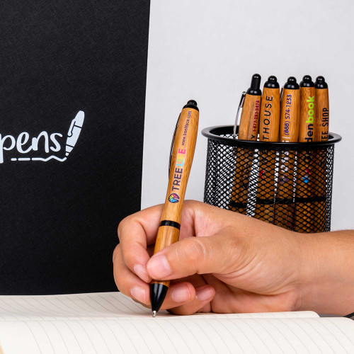 Bamboo Ballpoint Pens - Printed