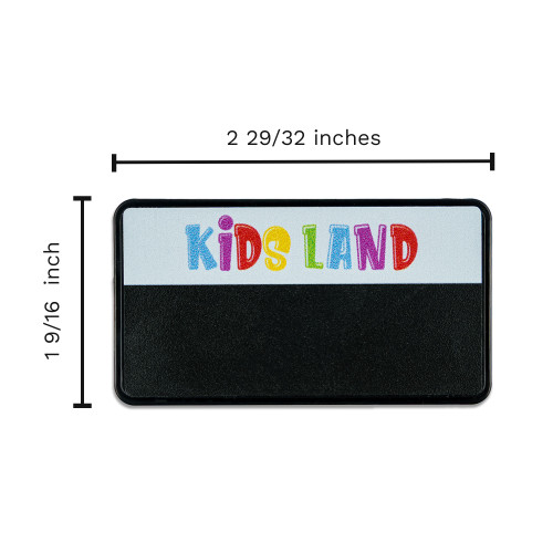 Chalkboard Name Badge (2 15/16" x 1 9/16")