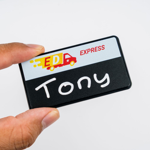Chalkboard Name Badge (2 15/16" x 1 9/16")