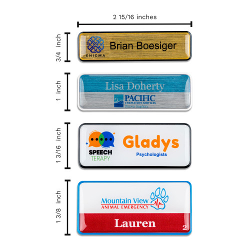 Prestige Plastic Name Badge
