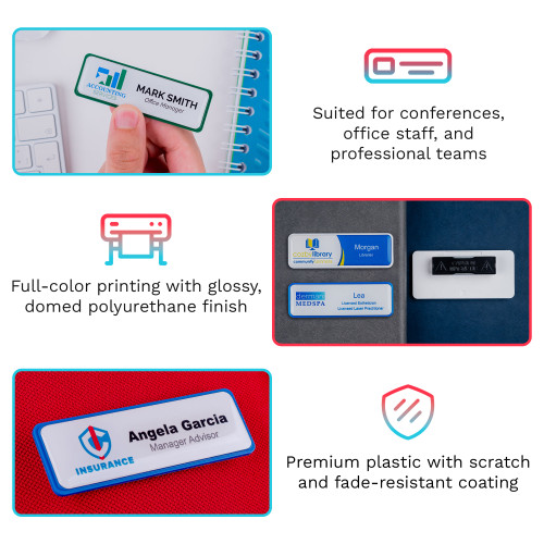 Prestige Plastic Name Badge Prestige Plastic Name Badge