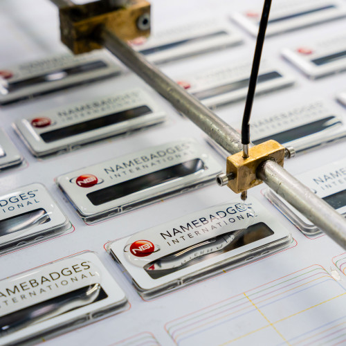 Plastic Reusable Name Badge