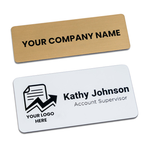 Engraved Plastic Name Badge
