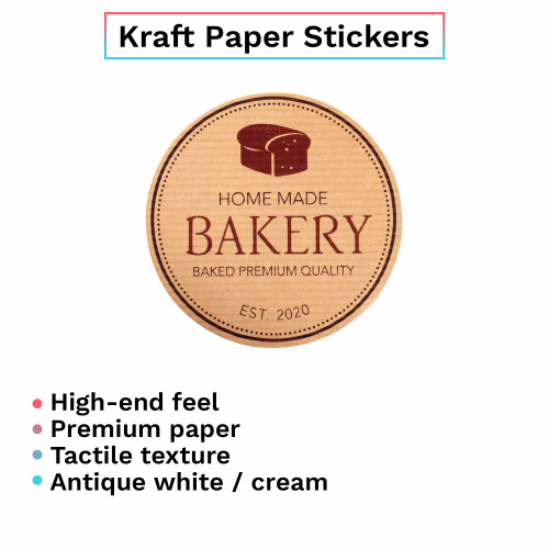 Kraft Paper Labels on Rolls