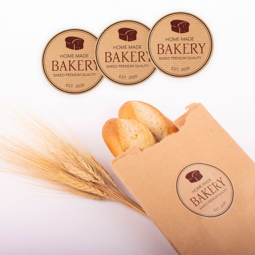 Kraft Paper Labels on Rolls