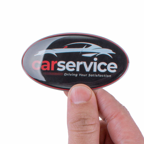 Domed Color or White Vinyl Sticker Sheet