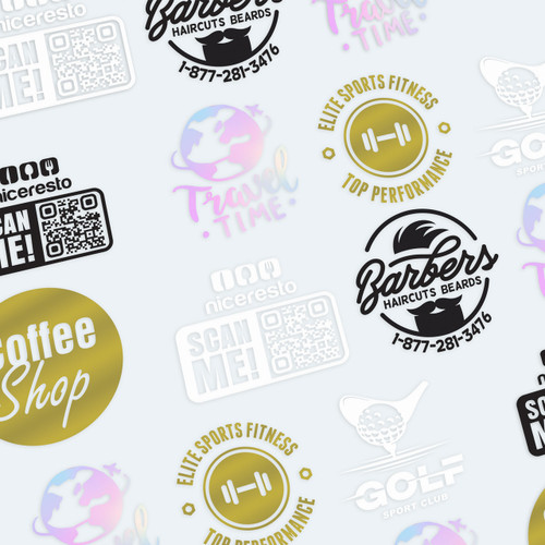 Vinyl Lettering & Cut Vinyl Logos - Silver