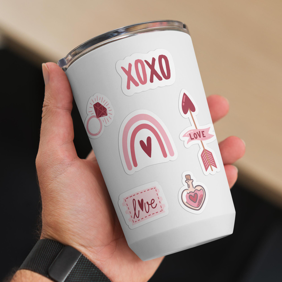 Valentines Day Assortment (24 Stickers)