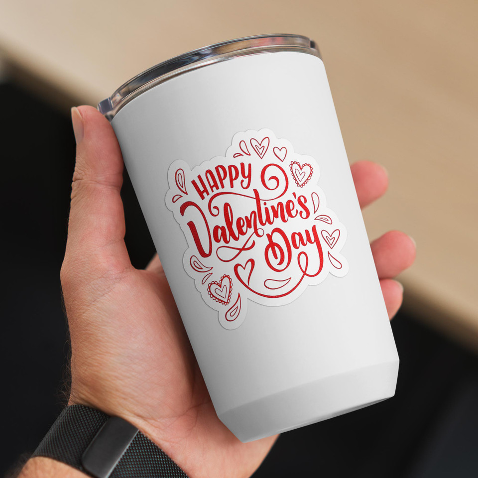 Happy Valentines Day!  (9 Stickers)