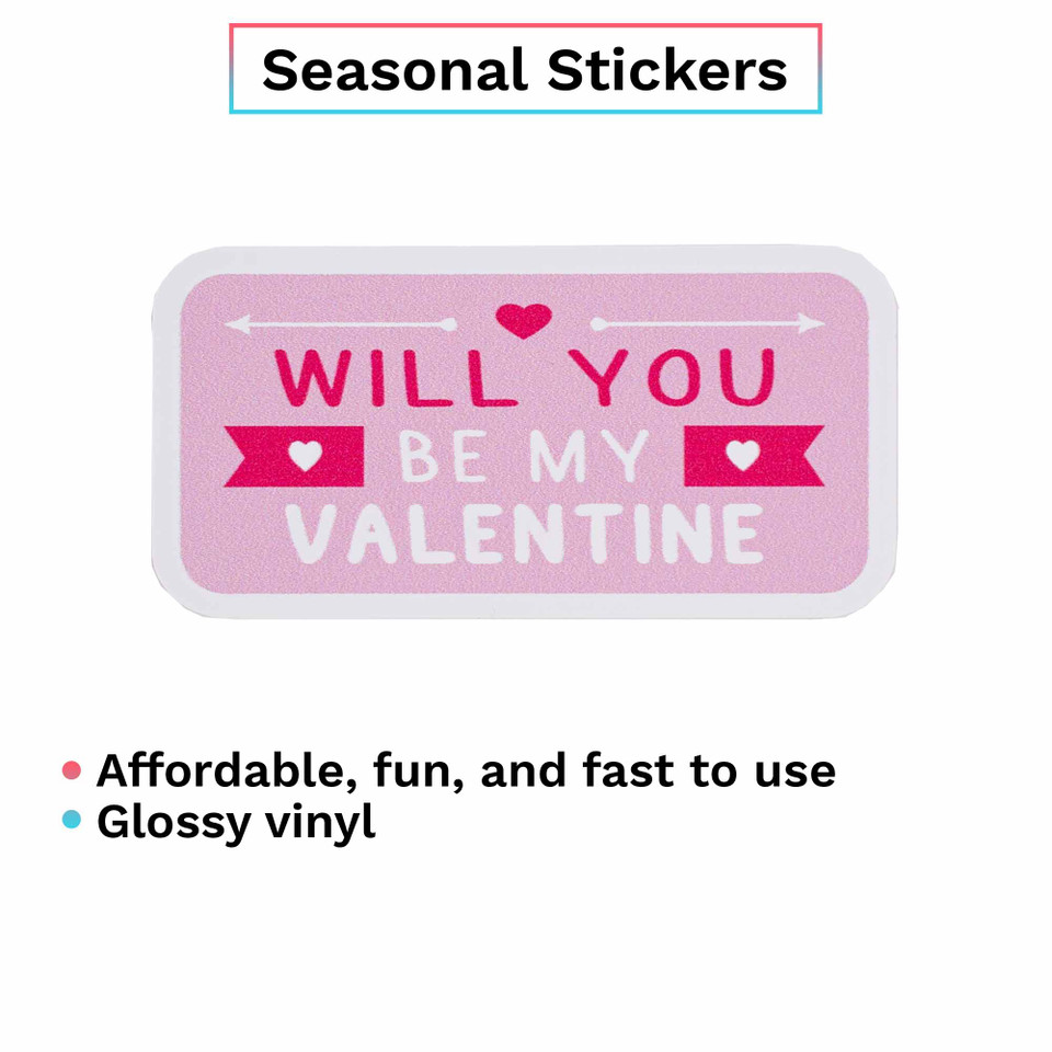 Will You Be My Valentine (32 Stickers)