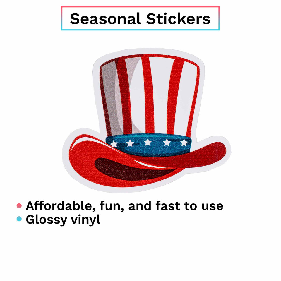 USA Patriotic Assortment (31 Stickers)