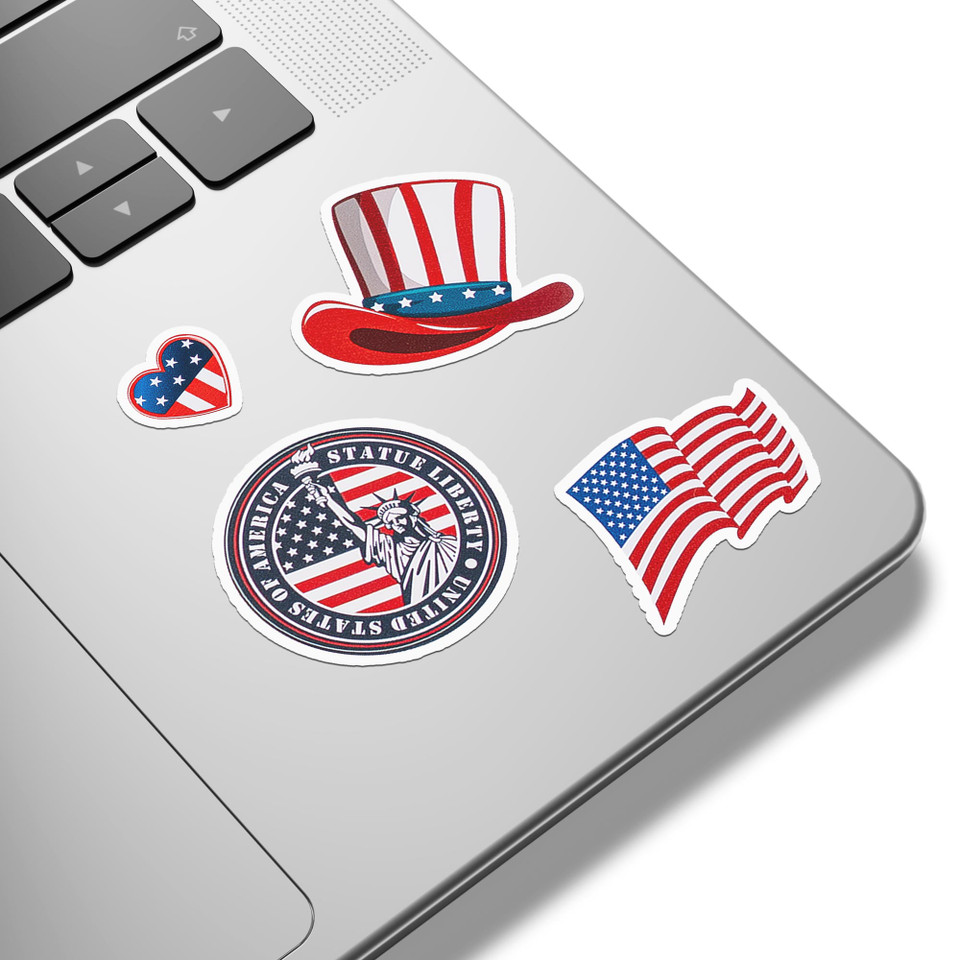USA Patriotic Assortment (31 Stickers)