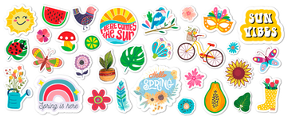 Spring Assortment (31 Stickers)