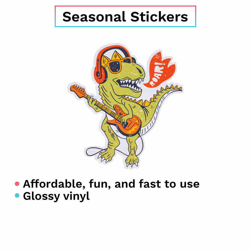 Dino Assortment (17 Stickers)