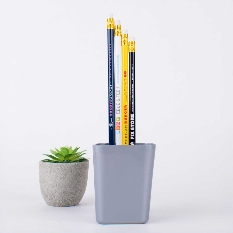 Wooden Pencils with Eraser Customizable with Full-Color Print