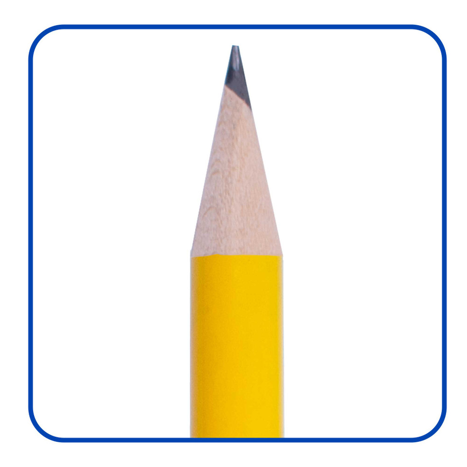 Wooden Pencils with Eraser Customizable with Full-Color Print