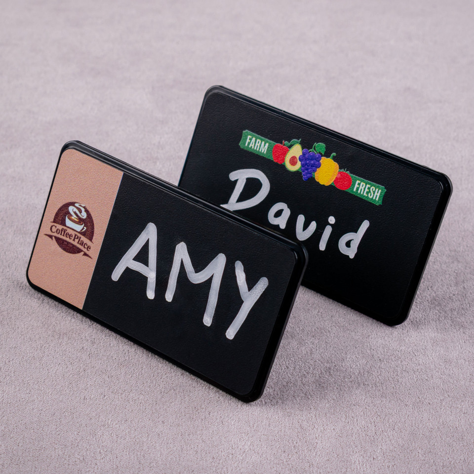 Chalkboard Name Badge (2 15/16" x 1 9/16")