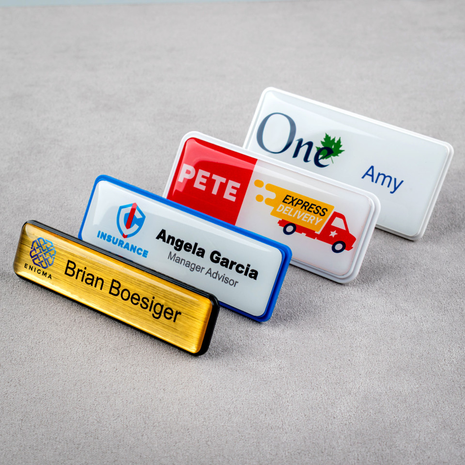 Prestige Plastic Name Badge