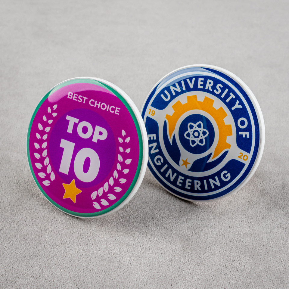Circle Name Badge