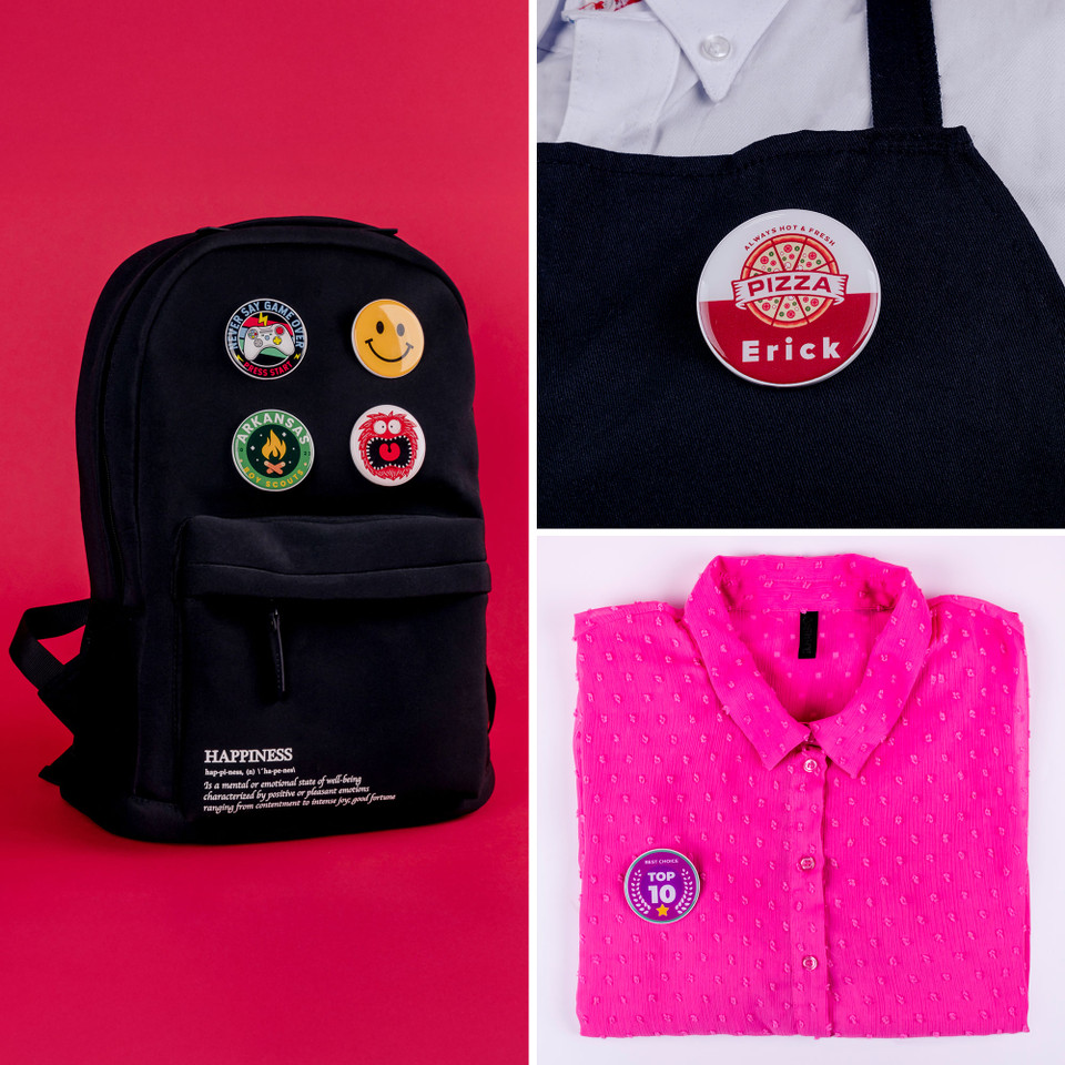 Circle Name Badge