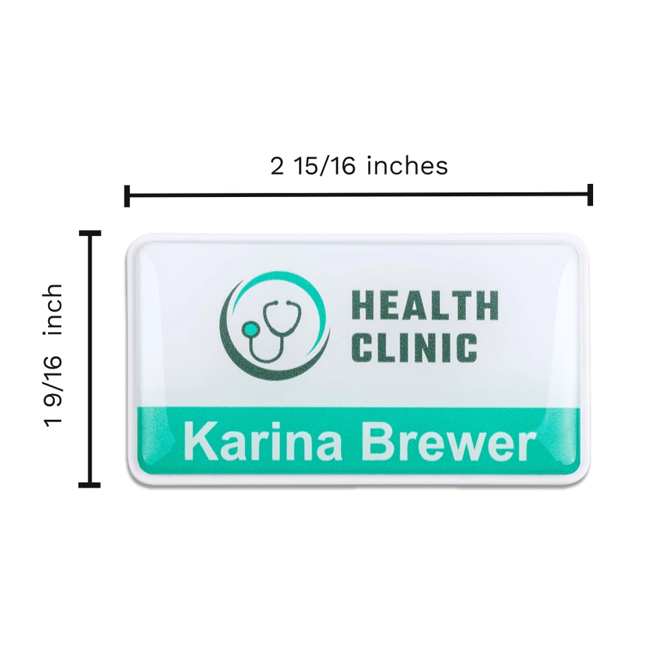 Regal Large Name Badge (2 15/16" x 1 9/16")