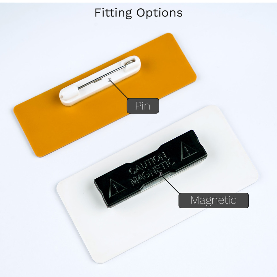 Engraved Plastic Name Badge