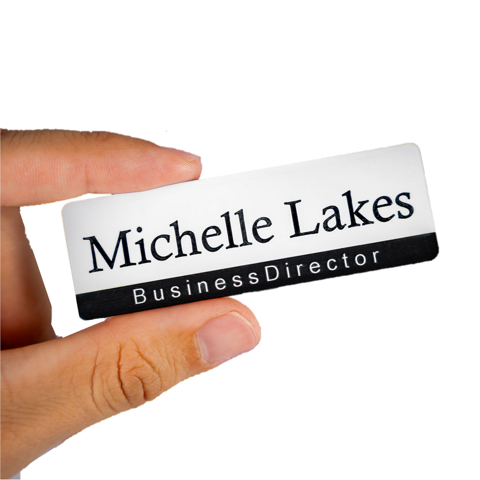 Engraved Plastic Name Badge