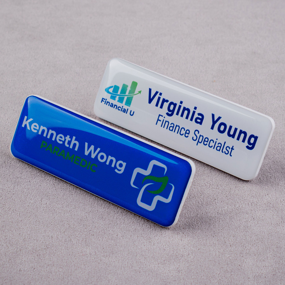Standard Plastic Name Badge (2 15/16" x 1")