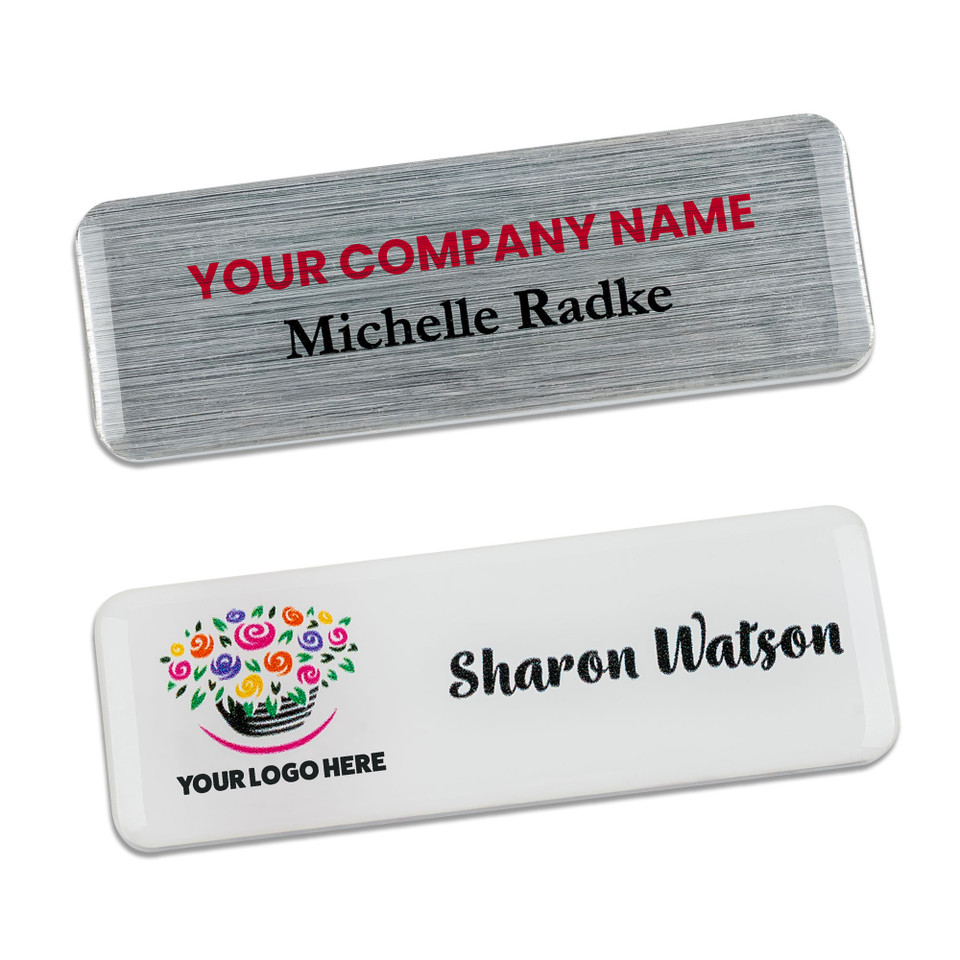 Standard Plastic Name Badge (2 15/16" x 1")
