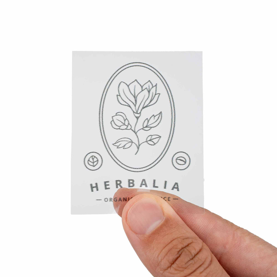 Clear Gloss Labels on Rolls