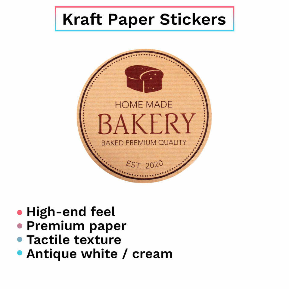 Kraft Paper Labels on Rolls