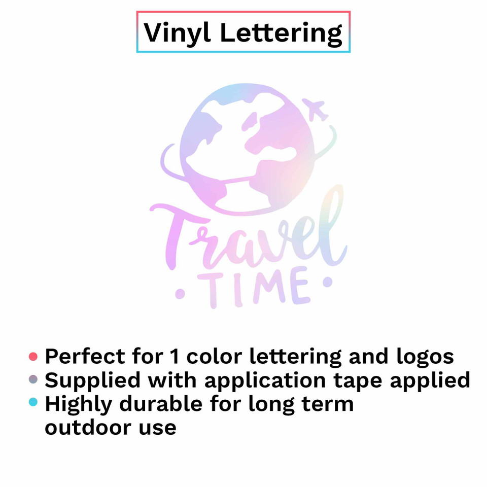 Vinyl Lettering & Cut Vinyl Logos - Gloss Black