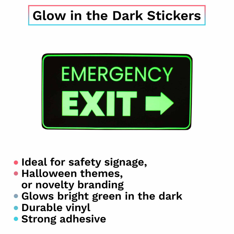 Glow In The Dark Sticker Sheet