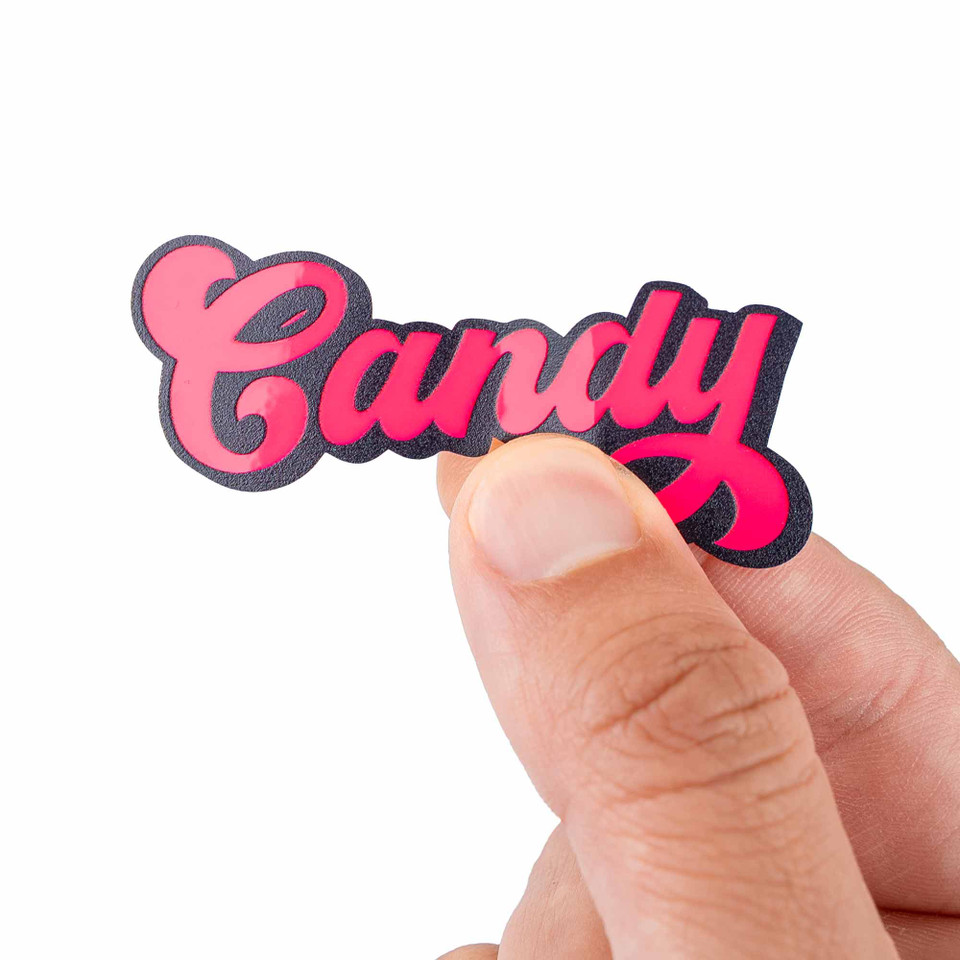Fluorescent Pink Sticker Sheet
