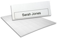 Perforated Paper for Reusable Name Badges