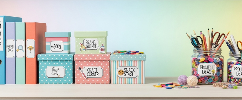 Smart Labeling: 7 Creative Ways to Organize Your Life with Custom Genie