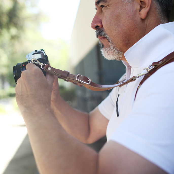 Genuine Leather Camera Shoulder Strap Adjustable