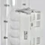 The mounting bracket attached to the TROPO rain gauge outer tube.
