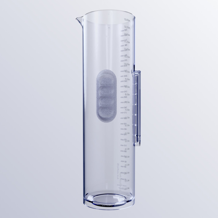 The TROPO rain gauge white outer tube part.